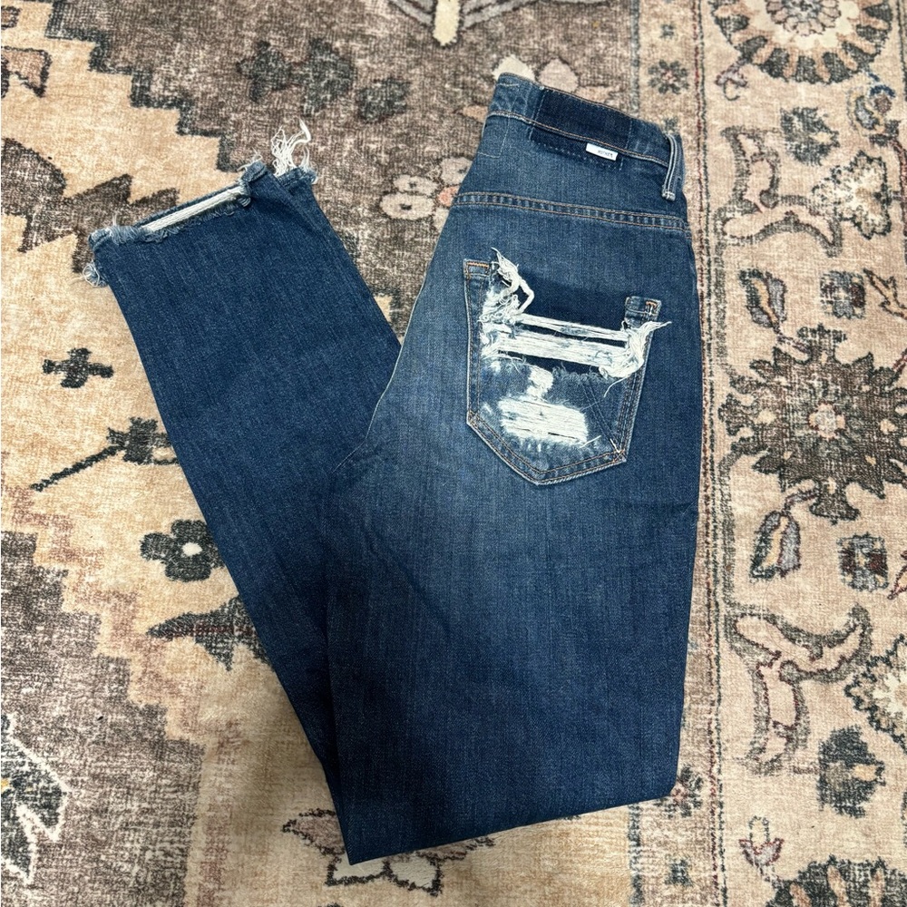 MOTHER High-Rise Distressed